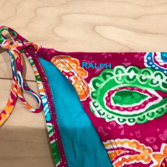 Ralph Lauren string bikini and matching wrap - Picture 5 of 6